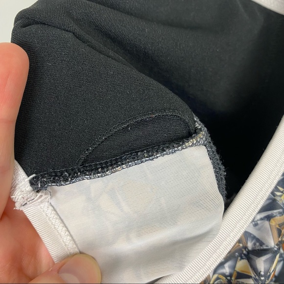 Jewel Pattern Print Racerback Sports Bra - Picture 5 of 6